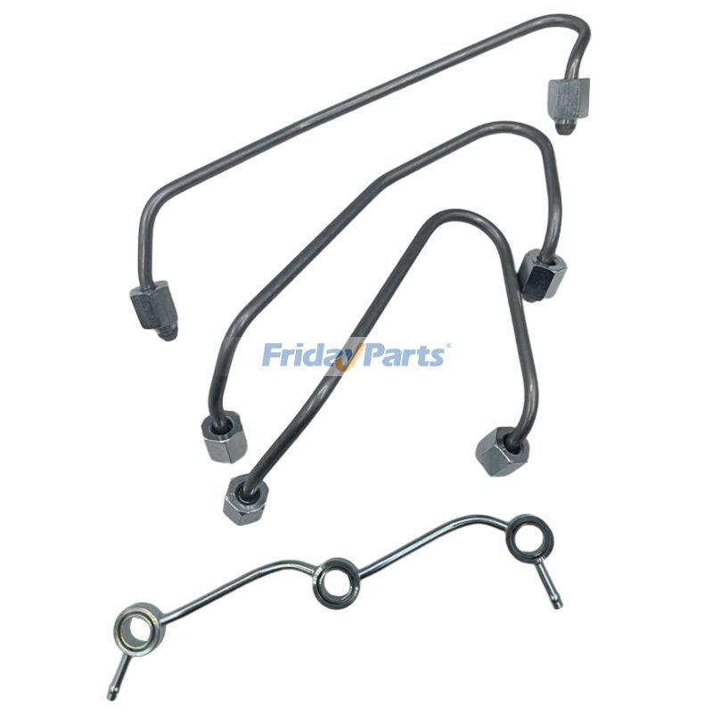Juego de tubos de inyector de combustible para Kubota BX2660D BX2670 F2400 F2560 FZ2100 FZ2400 KX41-2 KX41H KX61-2 de FridayParts