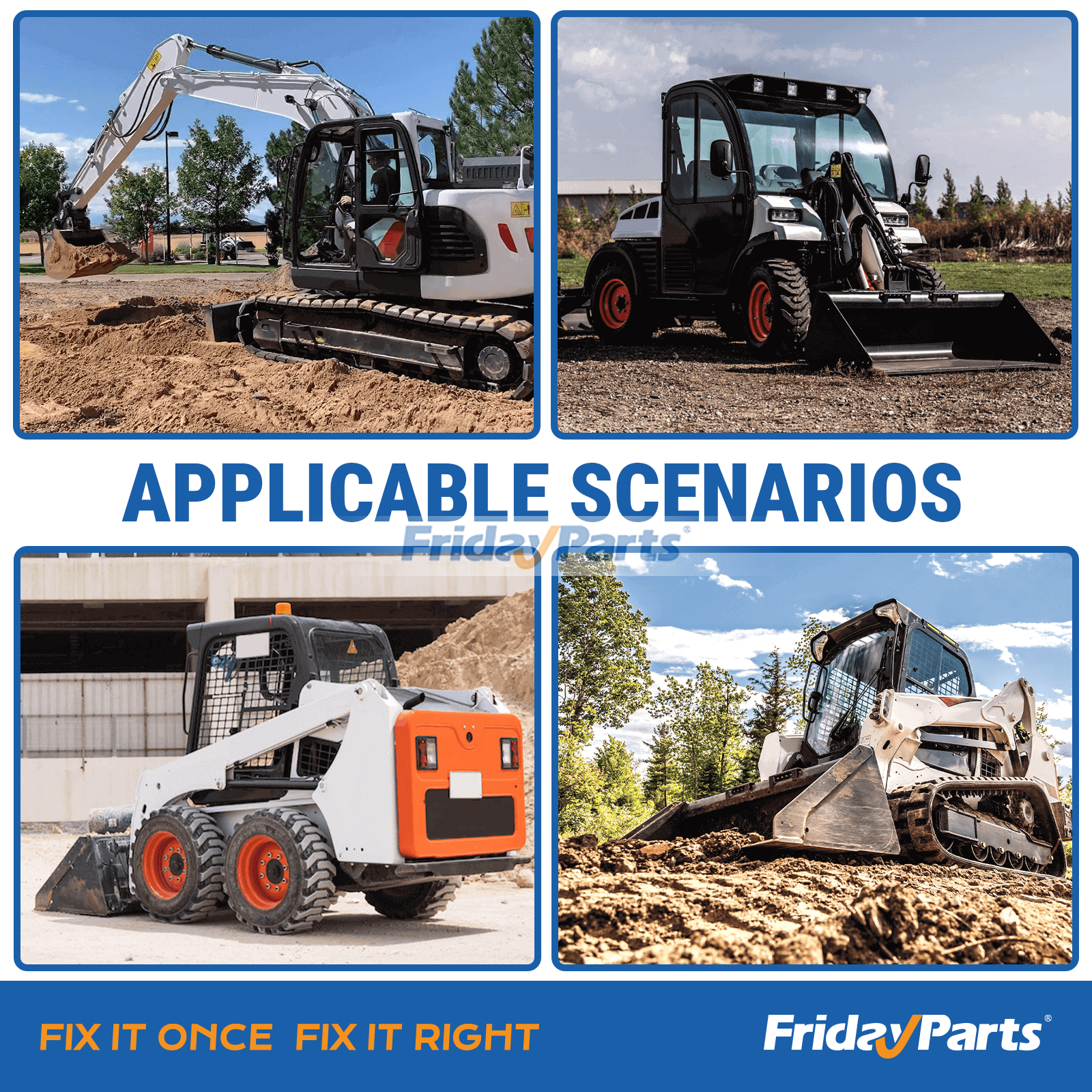 Compra Bomba de inyección de combustible y kit de inyector y riel común 7249380 7030409 7275454 para motor Doosan D24 D18 Bobcat S450 S510 S550 S570 S590 S595 S630 S650 en Fridayparts