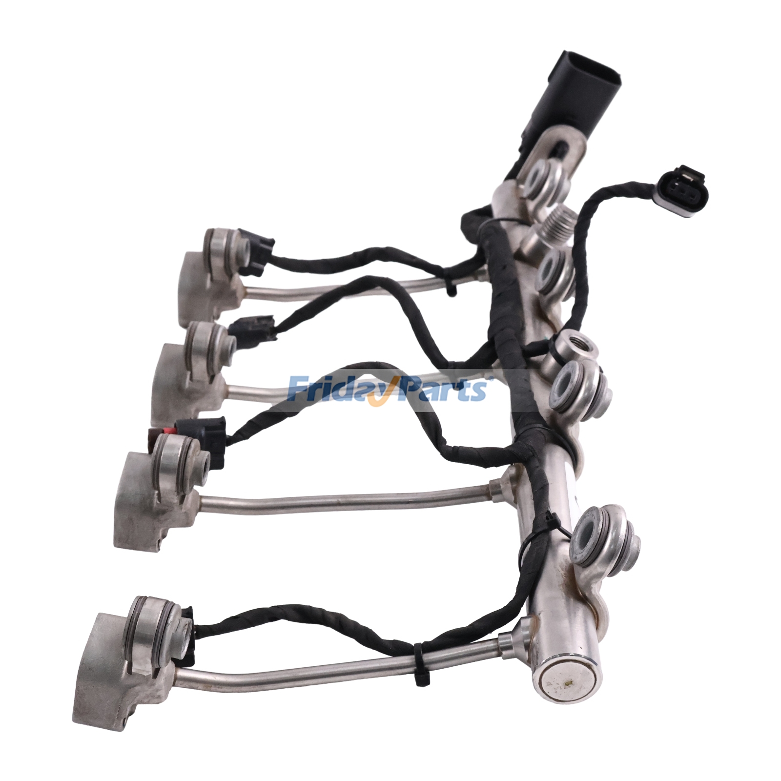 Vehicle Fuel Injector Rail With Harness