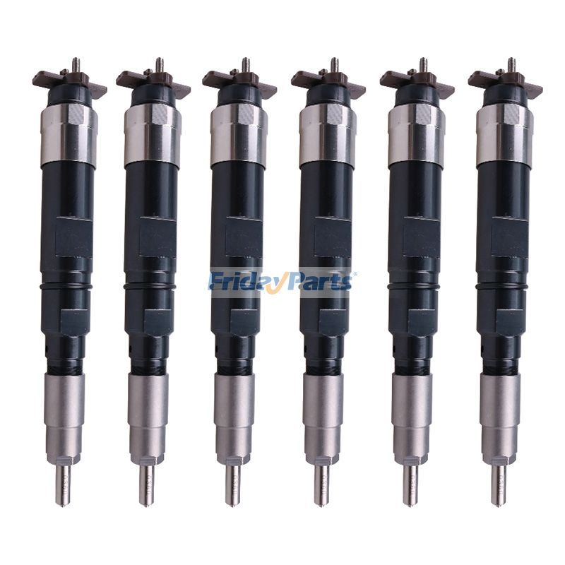 6 Einspritzdüsen RE524361 für John Deere Motor 6081 6090 6125 Traktor 8120 8220 8320 8420 8520 9220 9520