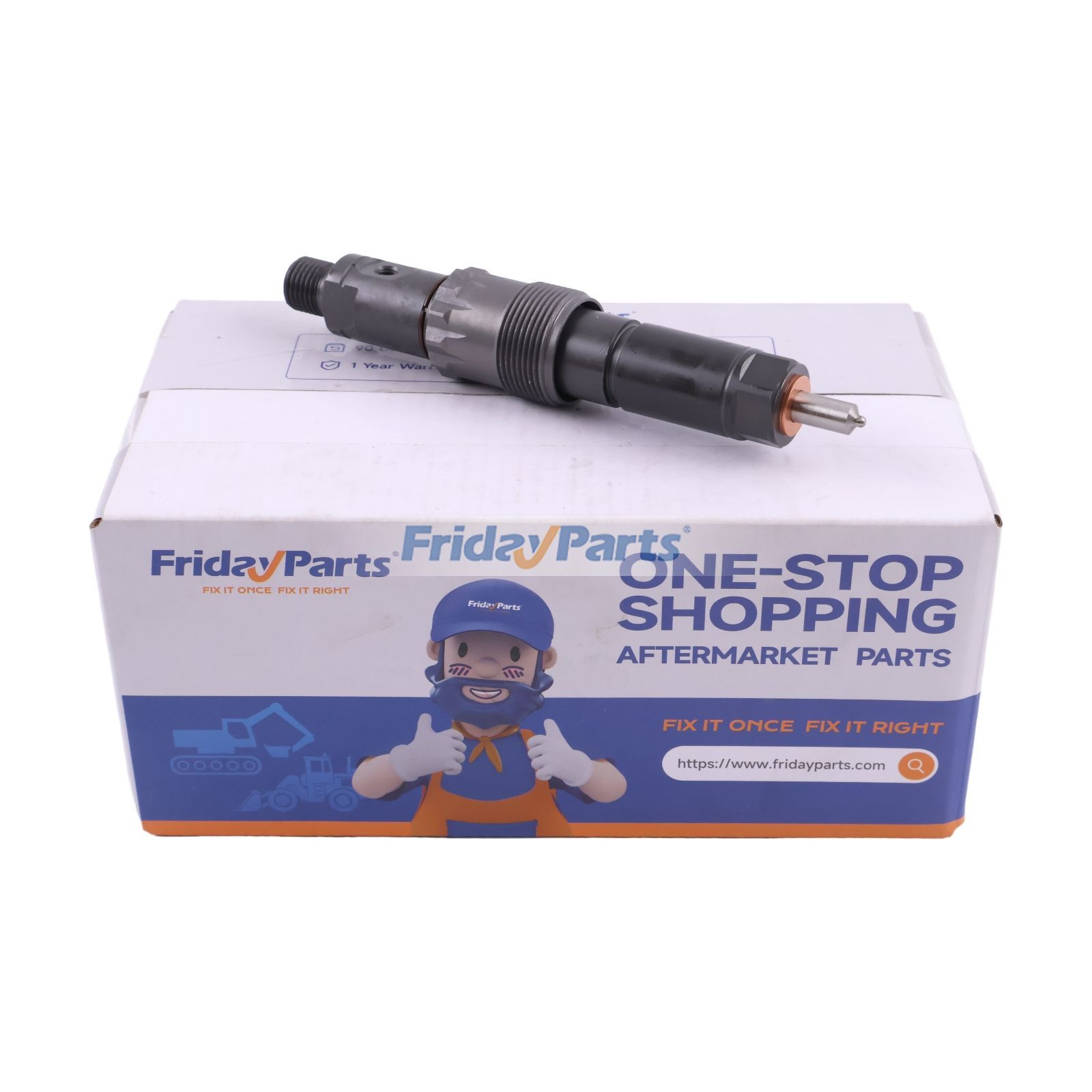 Fuel Injector RE61593 for John Deere Tractor 8100T 8110 8200 8210 8300 8310 8400 8410 848G 9100 9200 9300 9400