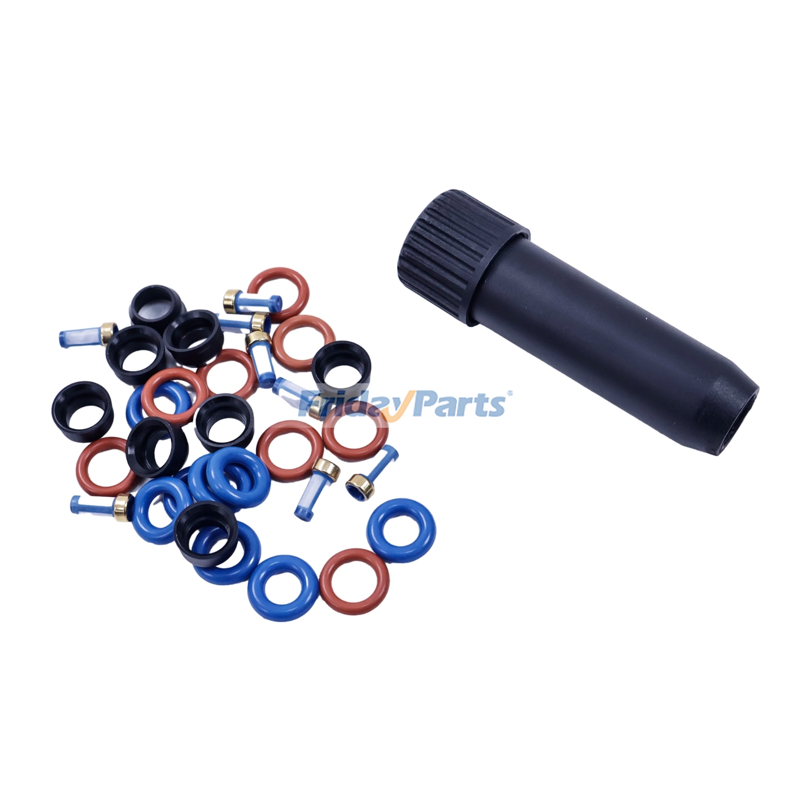 Kit de reparación de sellos de inyector de combustible para Chevrolet Express, Silverado, GMC Sierra, Savana 1500, 2500 y 3500 (1999-2007)