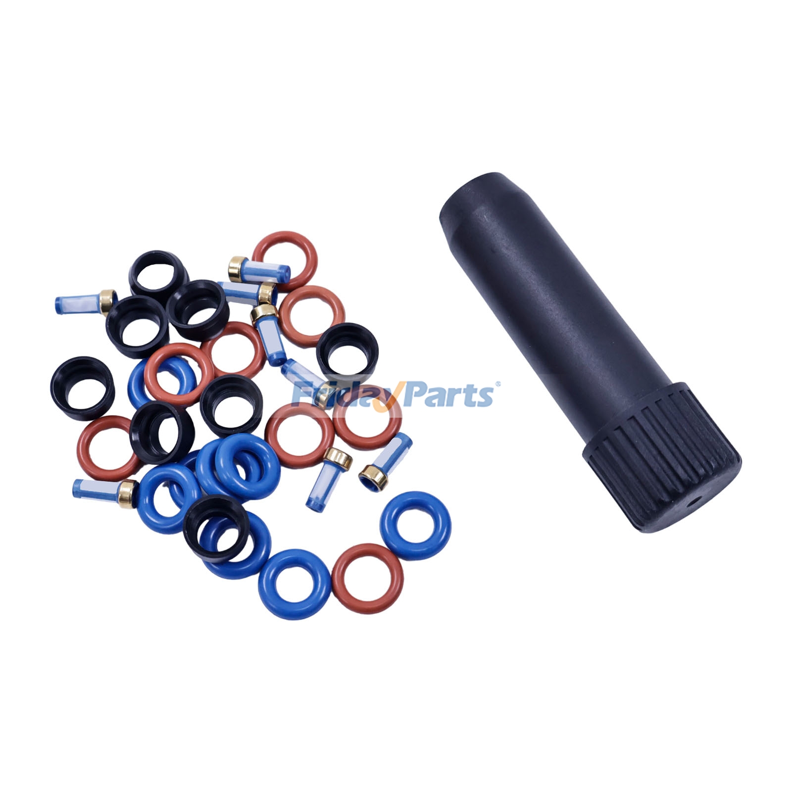 Kit de reparación de sellos de inyector de combustible para Chevrolet Express, Silverado, GMC Sierra, Savana 1500, 2500 y 3500 (1999-2007) Para Chevrolet,Para ISUZU,Para OTRA MARCA,Para GMC,Para Buick,Para Cadillac