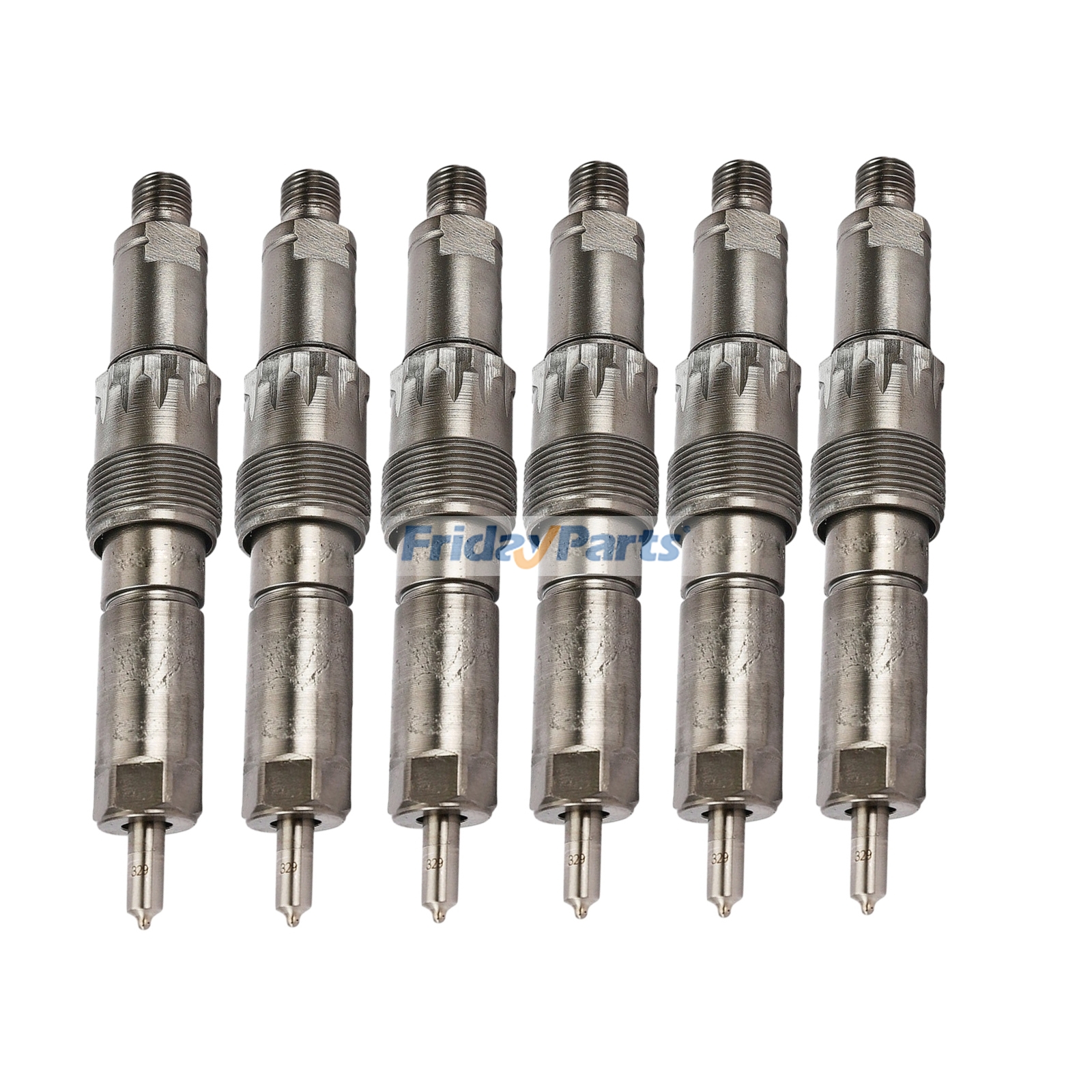 6 Pieces Fuel Injector SE501185 RE63261 0432131737 for John Deere Engine 6081 6081AF001 6081TF001 8.1L