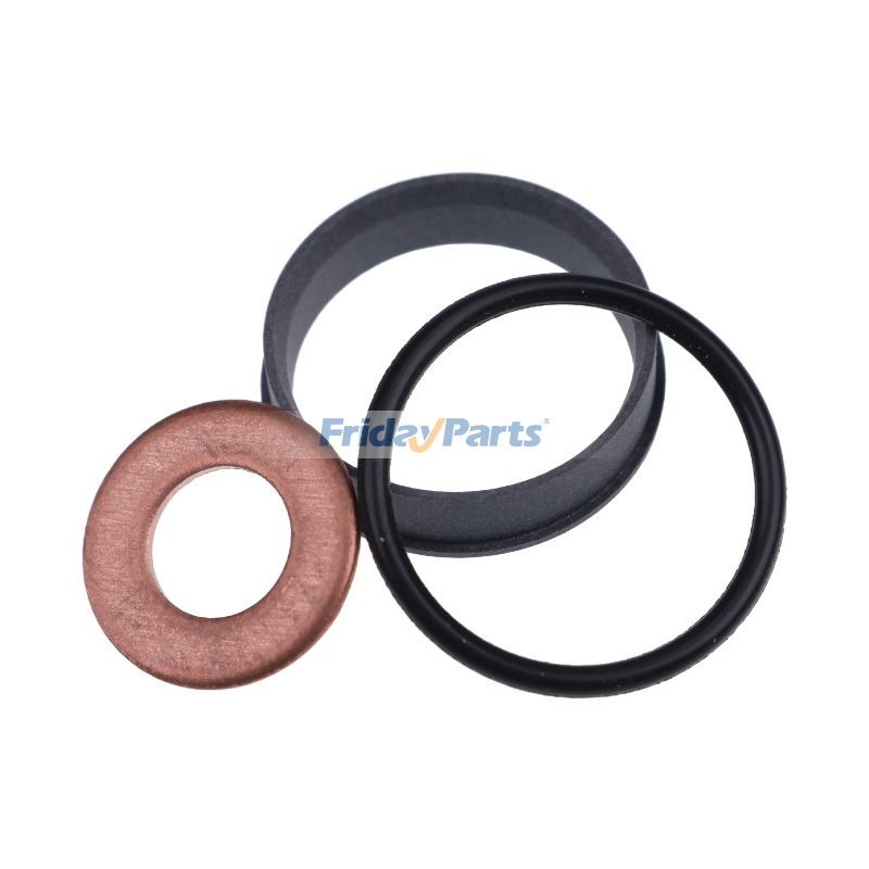 4 Sets Fuel Injector Seal Kits for Excavator,Loader,Tractor