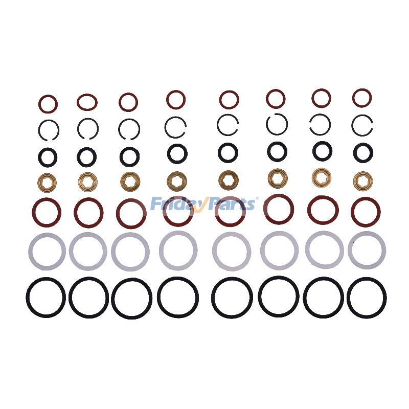 Kit de sello de inyector de combustible 3C3Z-9229-AA para motor Navistar VT365 Ford Super Duty E-350 E-450 F-250 F-350 F-450 6.0L V8 2003-2010 Para Ford