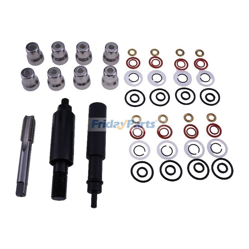 Juego de extractor e instalador de manguitos de inyector de combustible con copas y juntas tóricas para Ford 6.0L de FridayParts