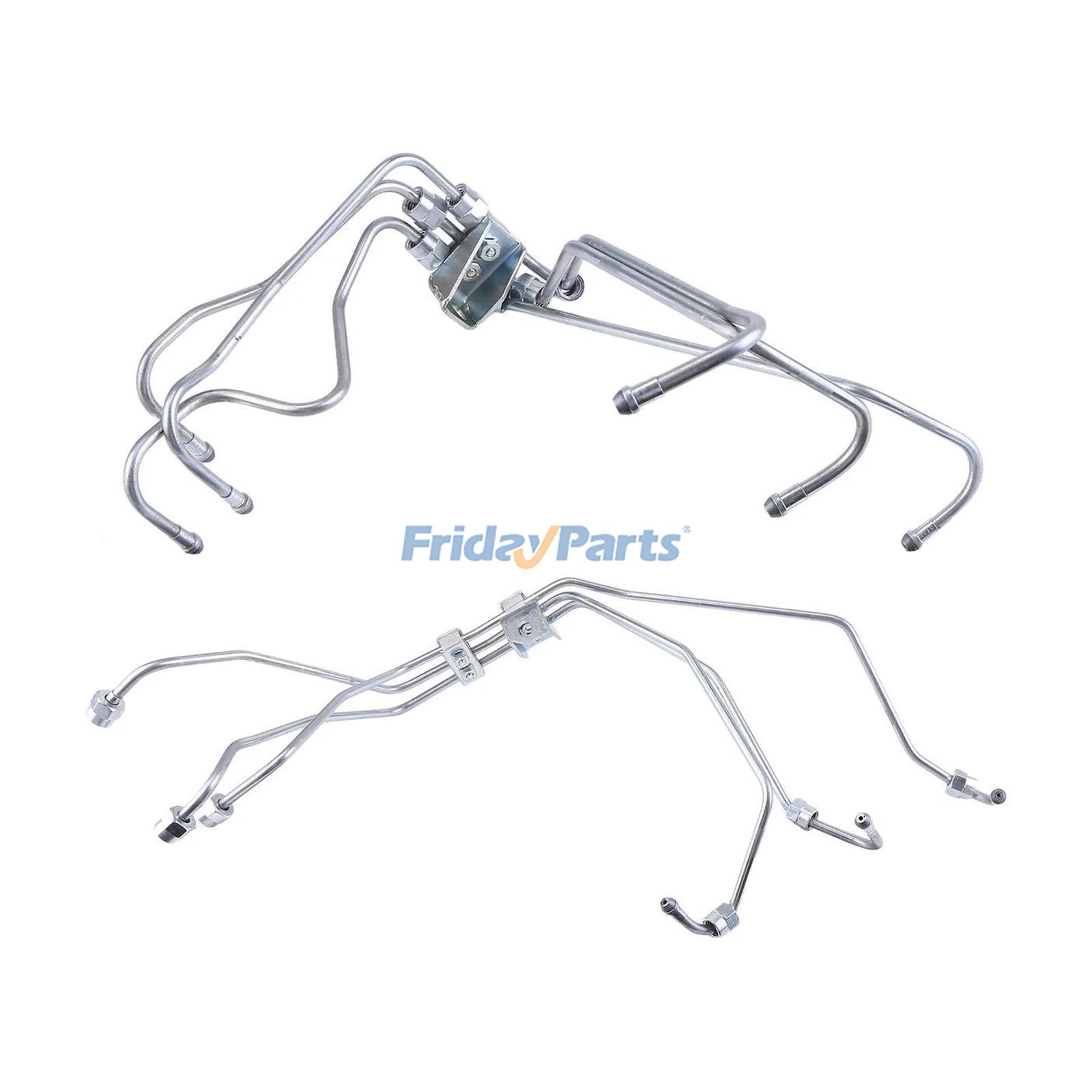 Fuel Injector Supply Tube Line Kit 3960783 3960784 for Cummins Engine 6B5.9 6BT 5.9L 1991-1993 Dodge Pickup