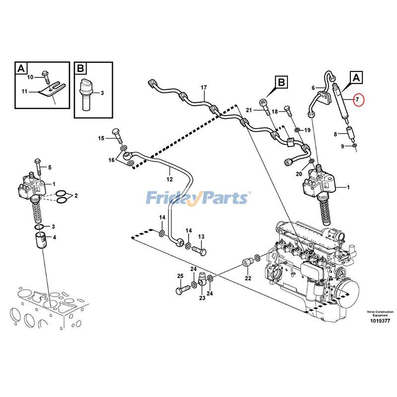  Fuel Injector For VOLVO