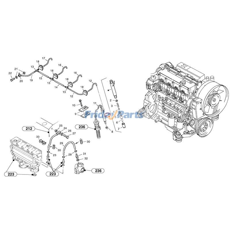 Einspritzdüsenrad Pentafür Motor,Marine