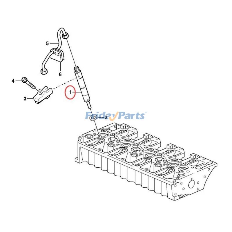 FridayParts Fuel Injector Wheel