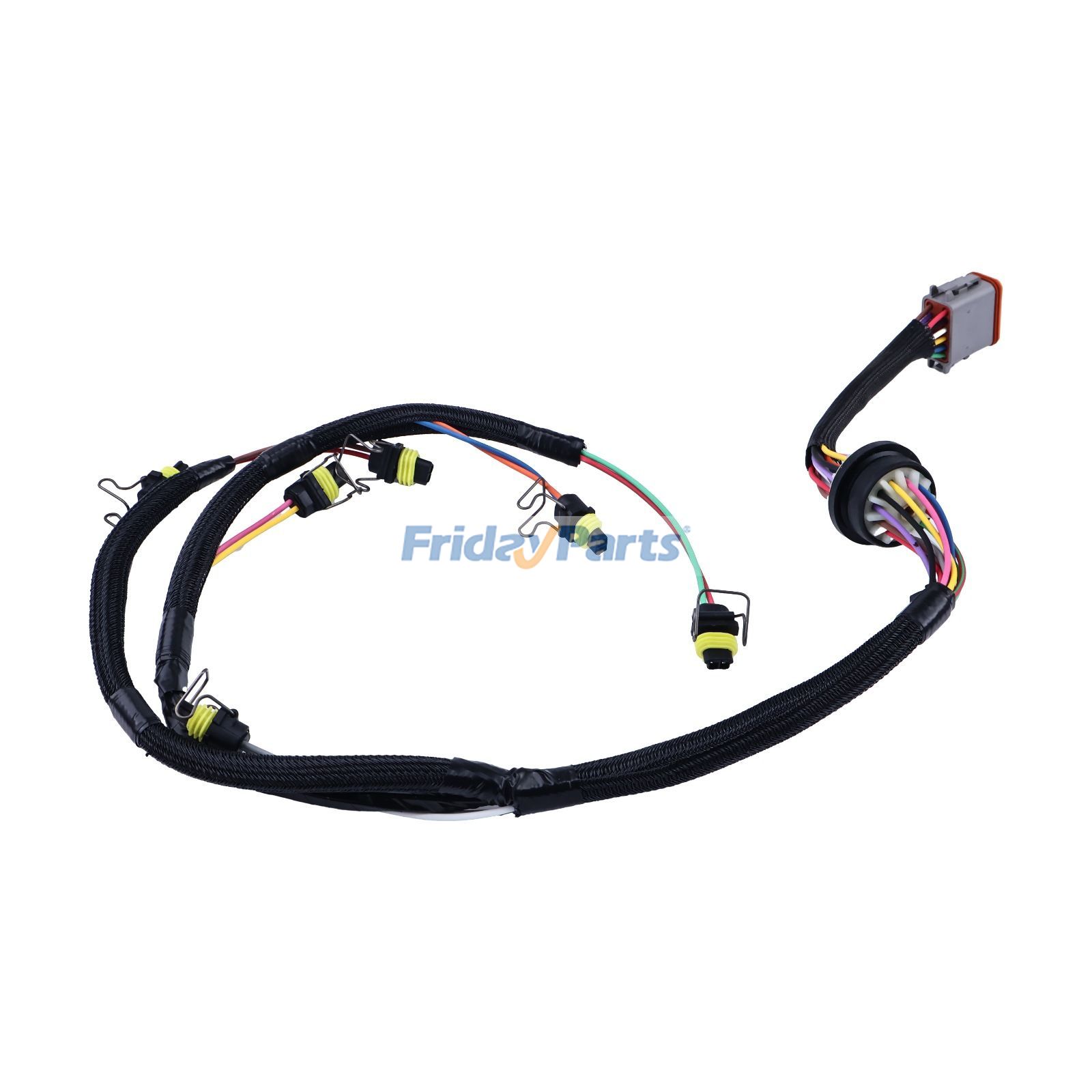 Conjunto de arnés de cableado del inyector de combustible 222-5917 para motor Caterpillar CAT 324D 325D 329D 584 120K 12K 12M 140G 140K 140M 160K C7 C9.3 de FridayParts