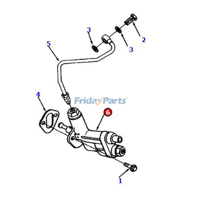 Rad der Kraftstoff-Förderpumpefür LaderFür KOMATSU
