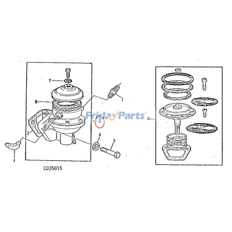  Fuel Lift Transfer Pump 310 350 410 450 510B 610B 640 710B 760 For JOHN DEERE