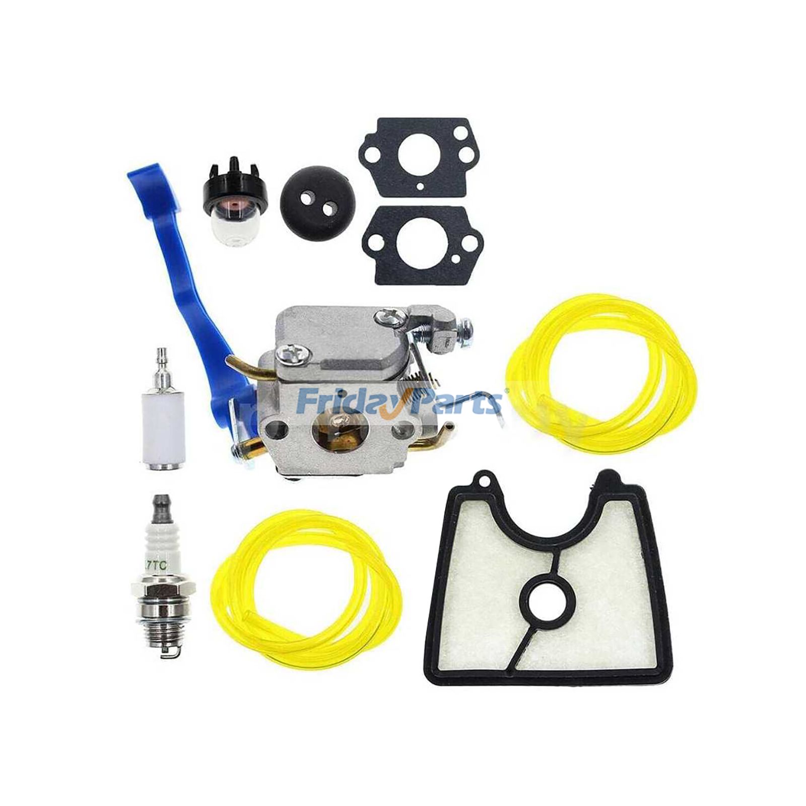 Vergaser mit Luftfilter-Kit 590460102 581798001 für Husqvarna Laubbläser 125B 125BX 125BVX
