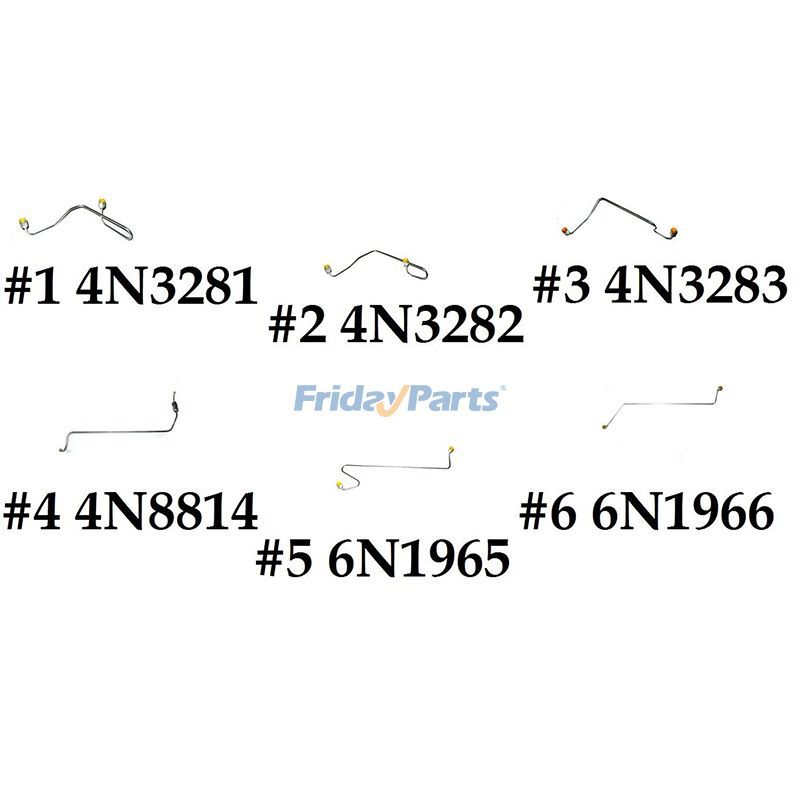 Fuel Line Kit 4N3281 4N3282 4N3283 4N3284 6N1965 6N1966 for Caterpillar CAT Engine 3306