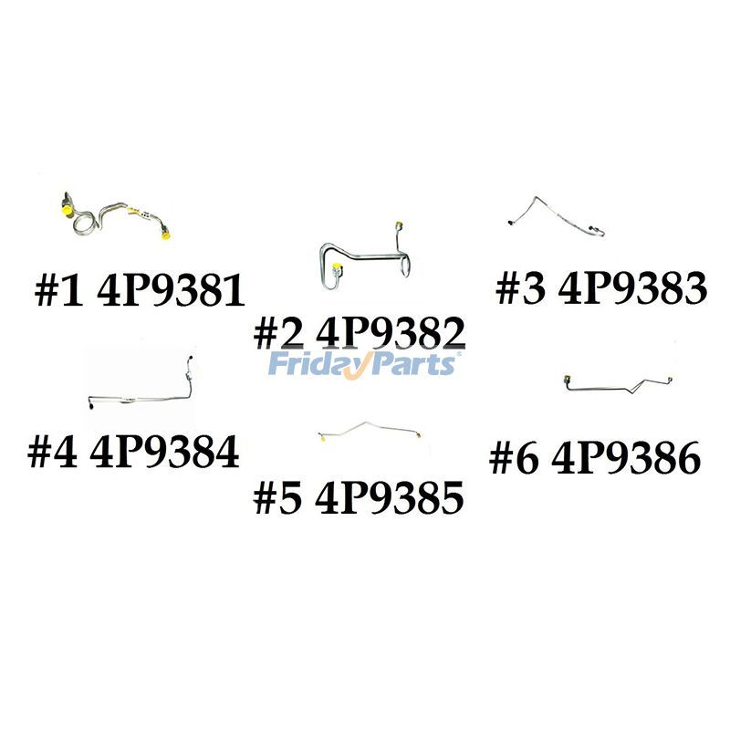 Kit de conduites de carburant CAT 235C 330L E300Bpour Compacteur,Bulldozer,Moteur,Pelle,Niveleuse,Camion Tout-Terrain,Débusqueur,Tracteur
