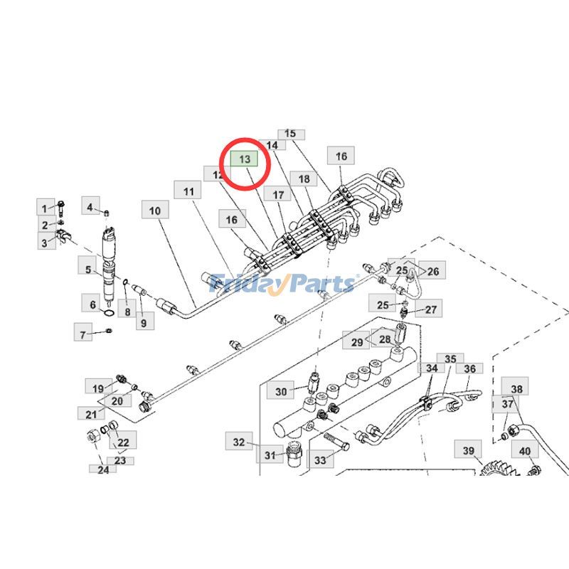 Fuel Line for Dozer,Engine,Excavator,Loader,Tractor,Other Agricultural Equipment,Other Construction Equipment