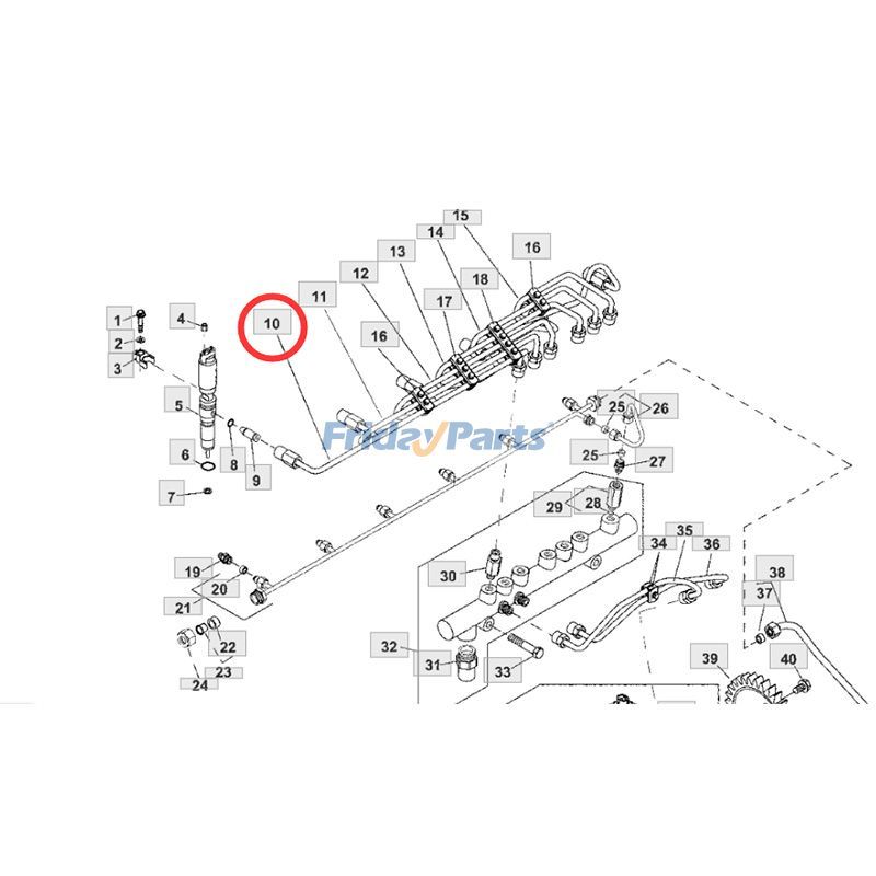 Fuel Line for Dozer,Engine,Excavator,Loader,Tractor,Other Agricultural Equipment,Other Construction Equipment