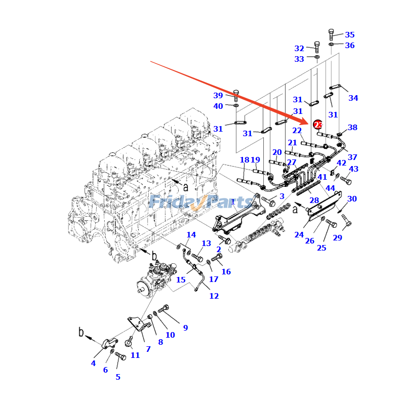 Fuel Pipe for Dozer,Engine,Excavator,Loader,Off-Road Truck