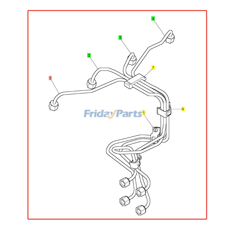 Fuel Pipe Kit for Engine