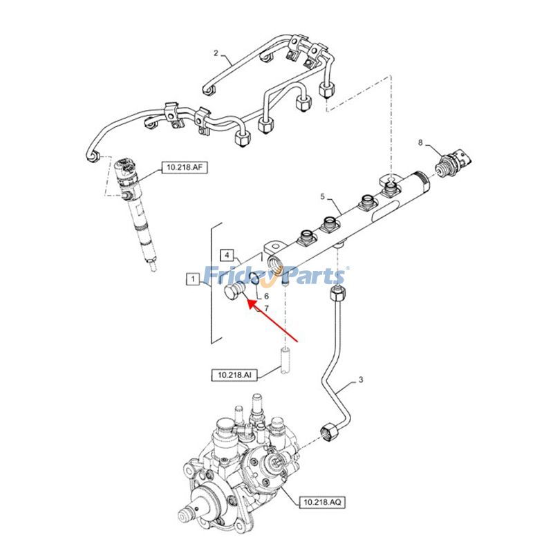  Fuel Pressure Relief Valve for FPT Iveco New Holland For New Holland
