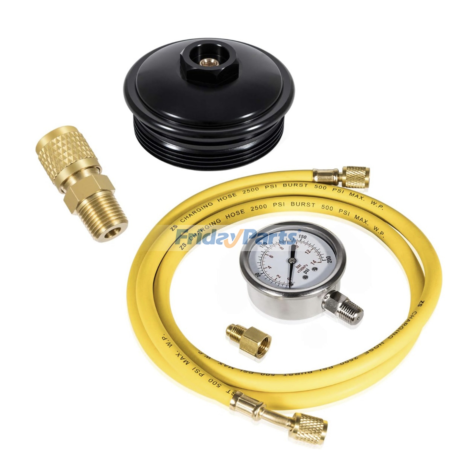 Kit de teste de pressão de combustível para Ford F250 F350 F450 F550 2003-2007 6.0L