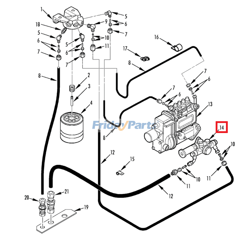 Kraftstoffpumpe 05210-6560 für Zexel