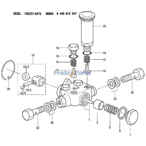 Fuel Pump 105237-5470 for Zexel