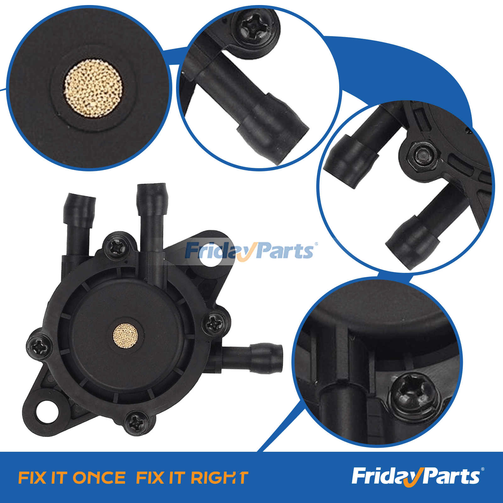 Fuel Pump Housing and Port Detail 24-393-02