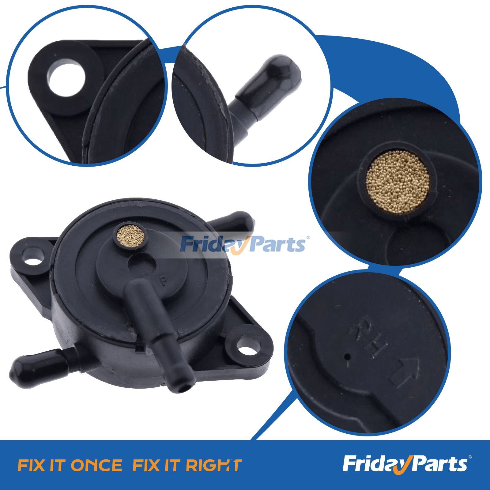 Bomba de combustível 49040-7008 49040-0770 para motor Kawasaki FR541V FR600V FR651V FR691V FR730V FS730V FX651V FX691V FX730V Cub Cadet cortador de grama trator FridayParts