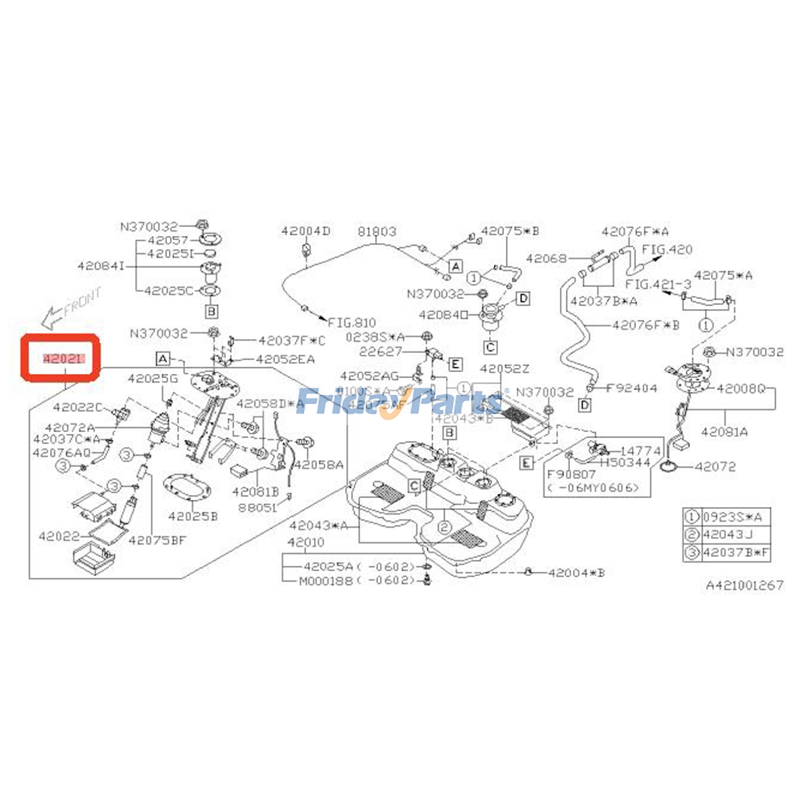 車両 燃料ポンプアセンブリ