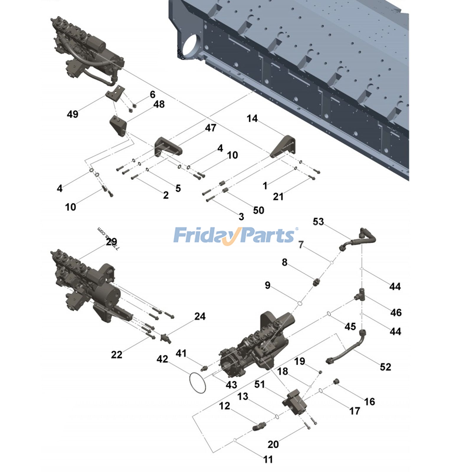FridayParts Kraftstoffpumpenhalterung