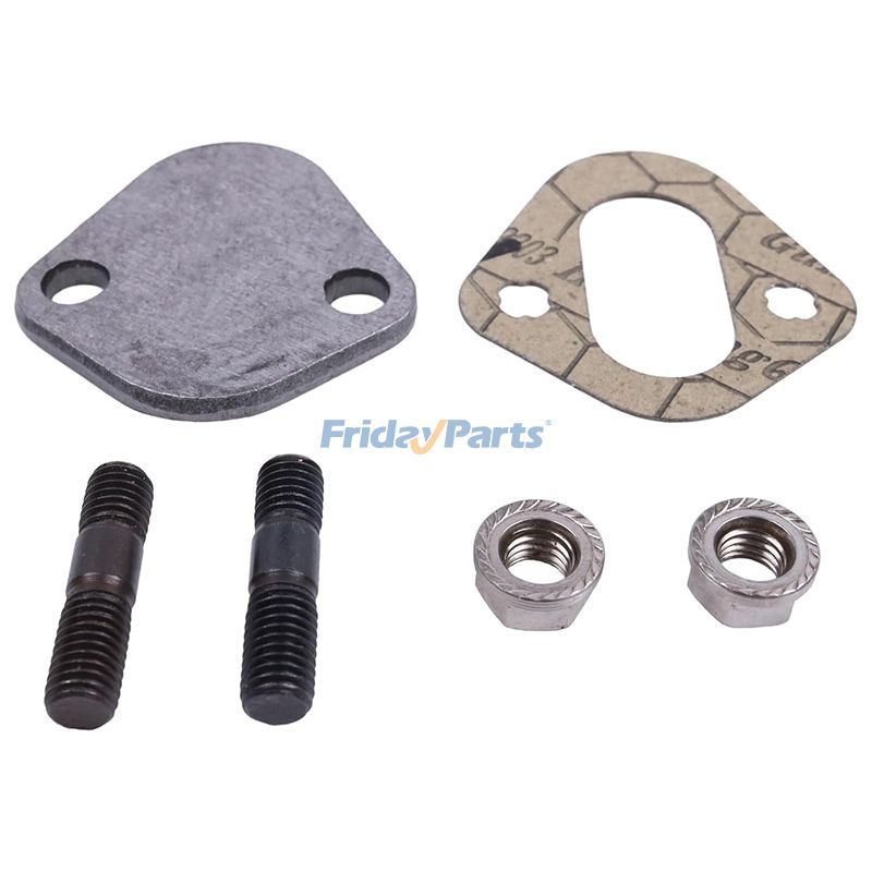 Fuel Pump Cover Plate Kit Plate Gasket Studs Nut 3948083 3939258 3818823 for Cummins Engine 6BT 4BT 4B3.9 G8.3 Hyundai Loader HL730-7A HL740-7A