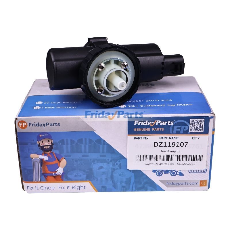 Pompe à carburant 12 V DZ119107 pour moteur John Deere 4045 6068 tracteur 2204 7200J 7210J 7215J pulvérisateur 4730 4830