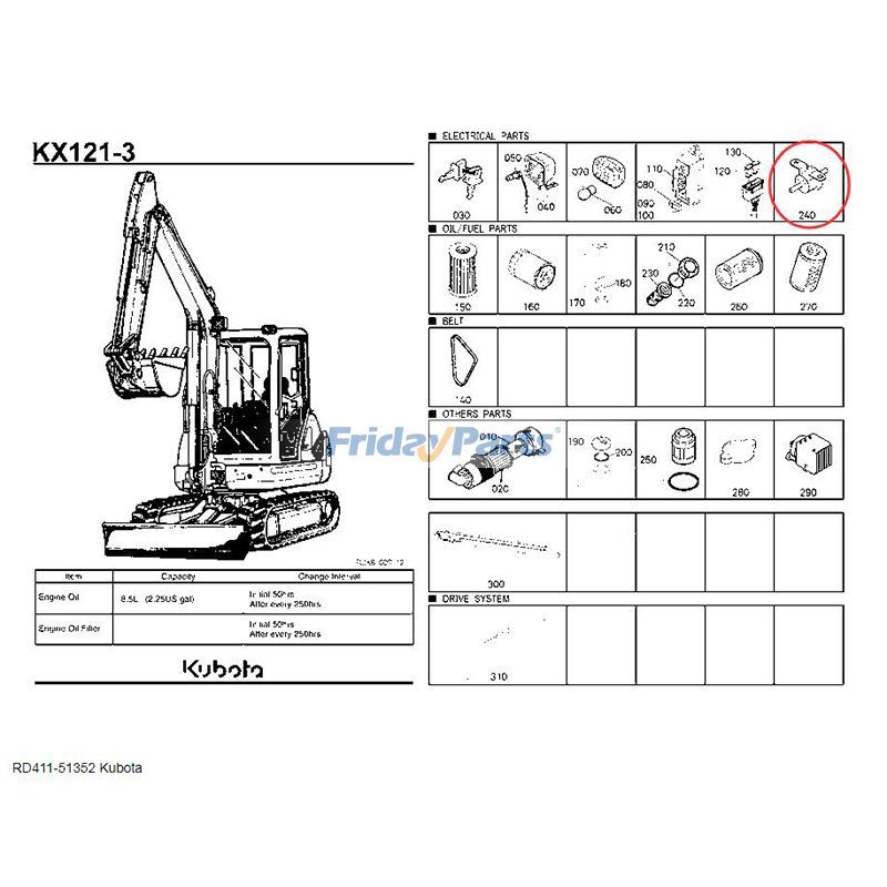 Fuel Pump KX71-3 U35S U25S U45S in Stock in China,USA,China Stock,United Kingdom