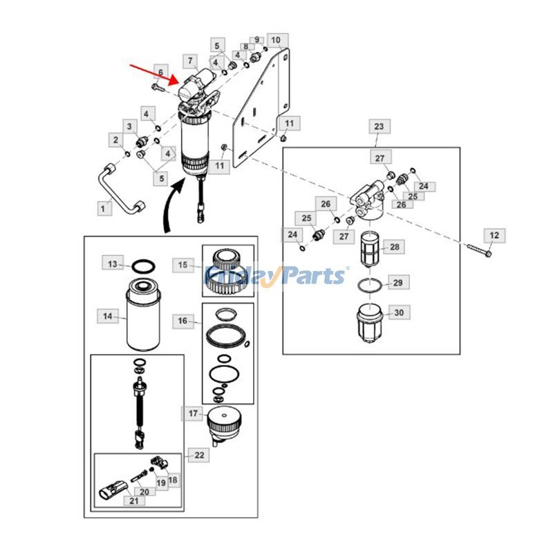 JOHN DEERE用エンジン,その他の農業機械用燃料ポンプ 4045 6068