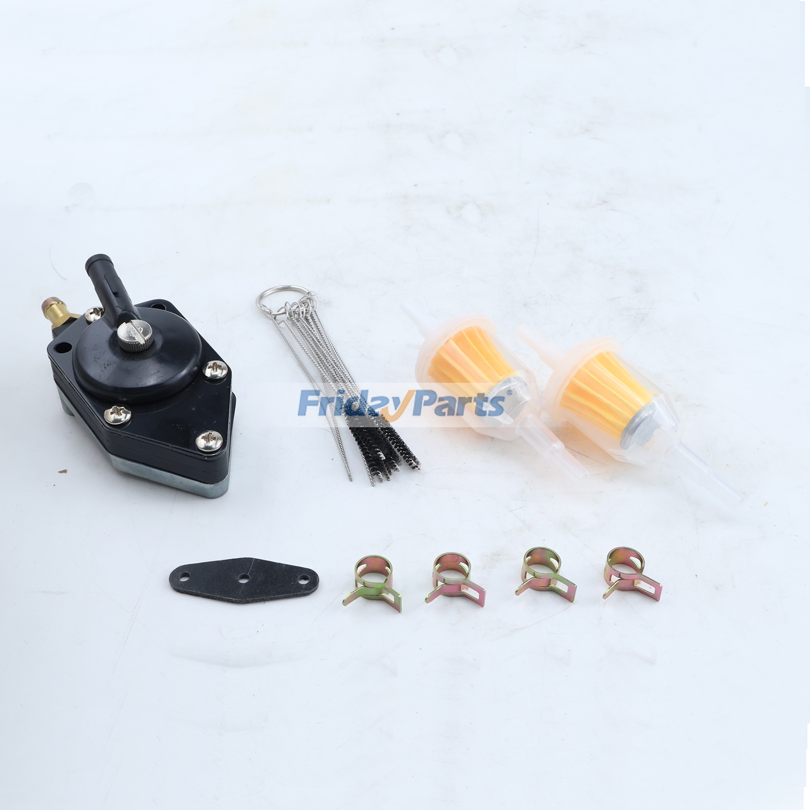Bomba de combustível com filtro 438559 433390 para motor de popa Johnson Evinrude de 20 a 235 HP FridayParts