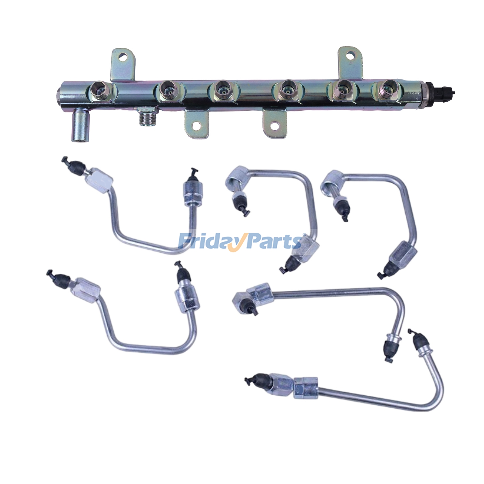 Fuel Rail Injector Line Kit for Cummins Engine 4B3.9 B4.5 B6.7 ISB ISB4.5 ISD6.7 QSB QSB4.5 QSB6.7 Dodge Ram 6.7L 2007-2019