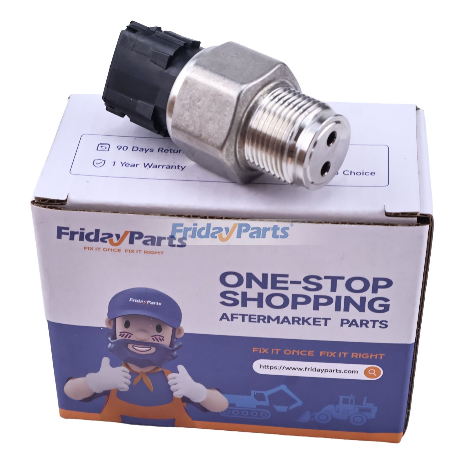 Capteur de pression de rampe d'alimentation en carburant 499000-6320 pour Toyota Isuzu MAN Cummins Ford VW