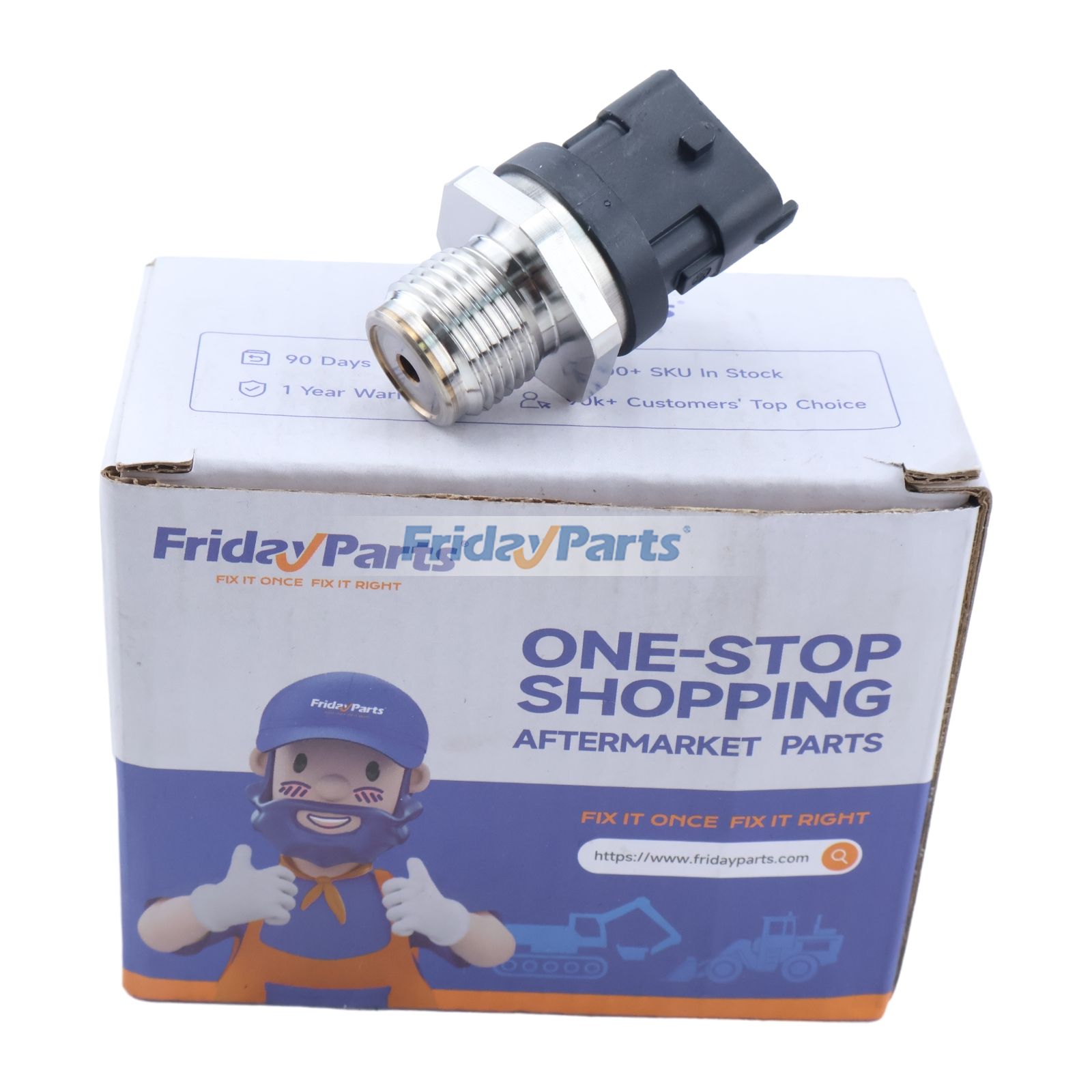 Sensor de pressão do trilho de combustível 5801474160 19071607 para motor CASE F5HFL413B A002 F5HFL463A F001 F5HFL413A A001 Carregadeira SR250 SV300 TR320