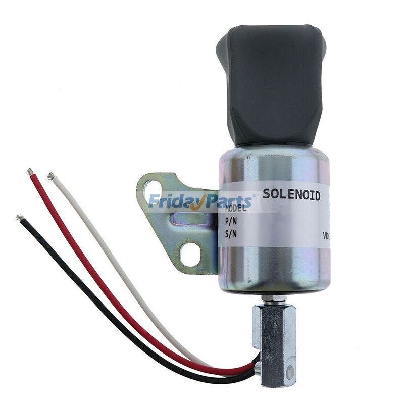 12V Fuel Shut Down Solenoid 139321 SKY139321 for Kubota Engine D722 D902 Skyjack Scissor Lift SJ6826 SJ6832