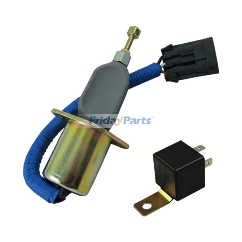 Fuel Shut Off Solenoid 3931570 5016244AA for Cummins Engine ISB Dodge Pickup Truck Ram 3500 2500 1994-1998 para Motor,Vehículo