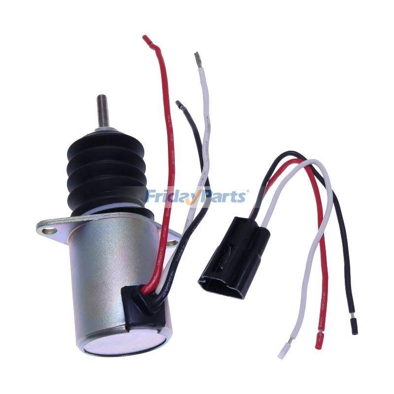 Solenoide de corte de combustible de 12 V AM103337 AM116779 para tractor John Deere 332 415 425 430 445 455 Cortadora de césped F915 F925 F935 Cargadora 544G 624G 644G Para JOHN DEERE