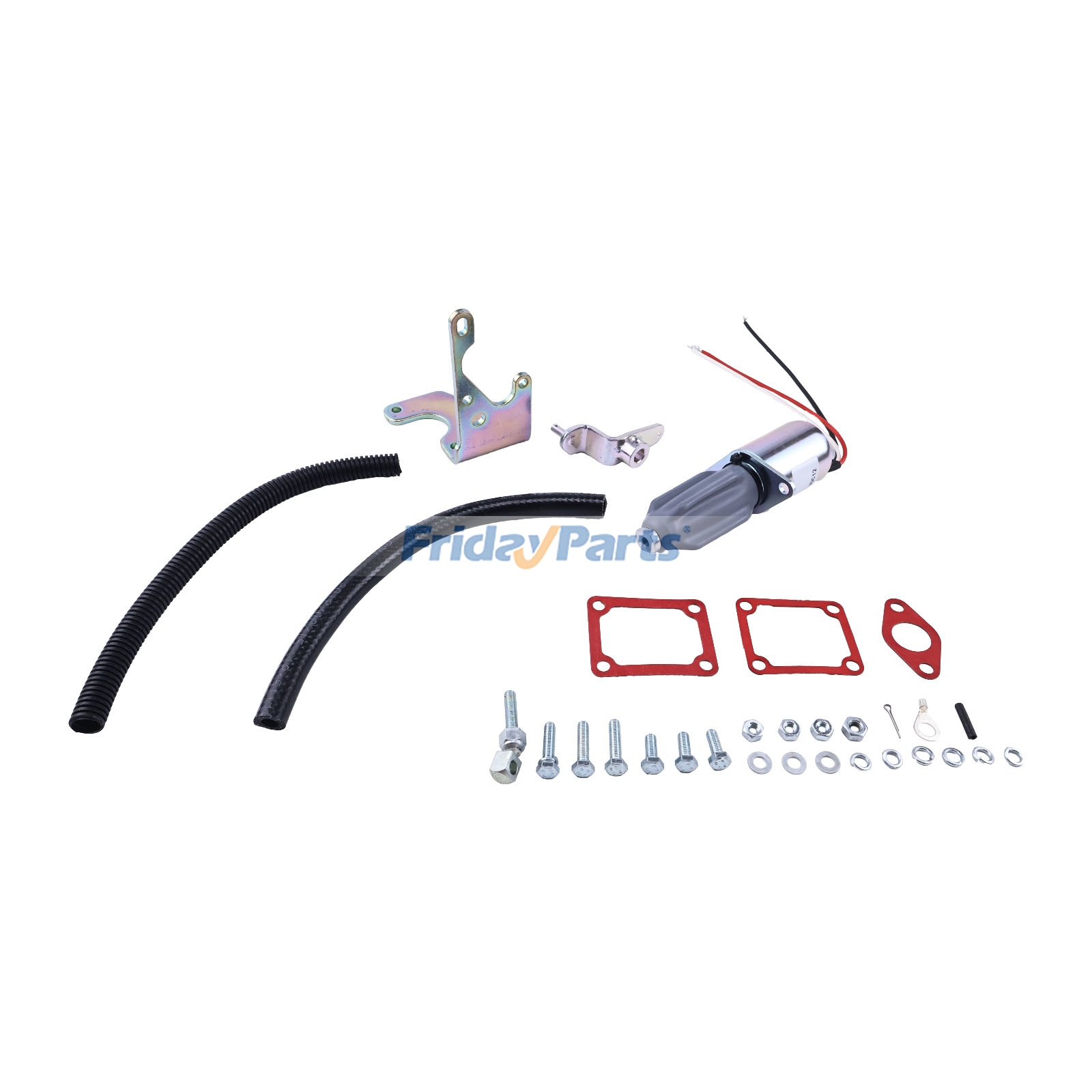 Kit de Solenoide de Corte de Combustível SA4260-12 para Kubota 3A 1751ES FridayParts