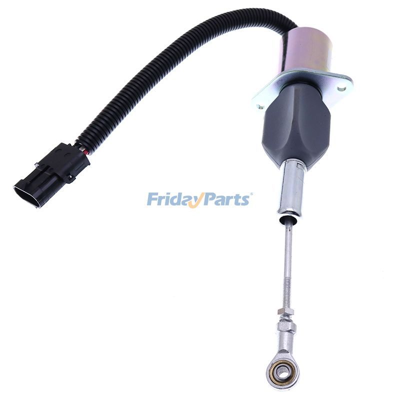 HITACHI用,JOHN DEERE用電動燃料遮断ソレノイド