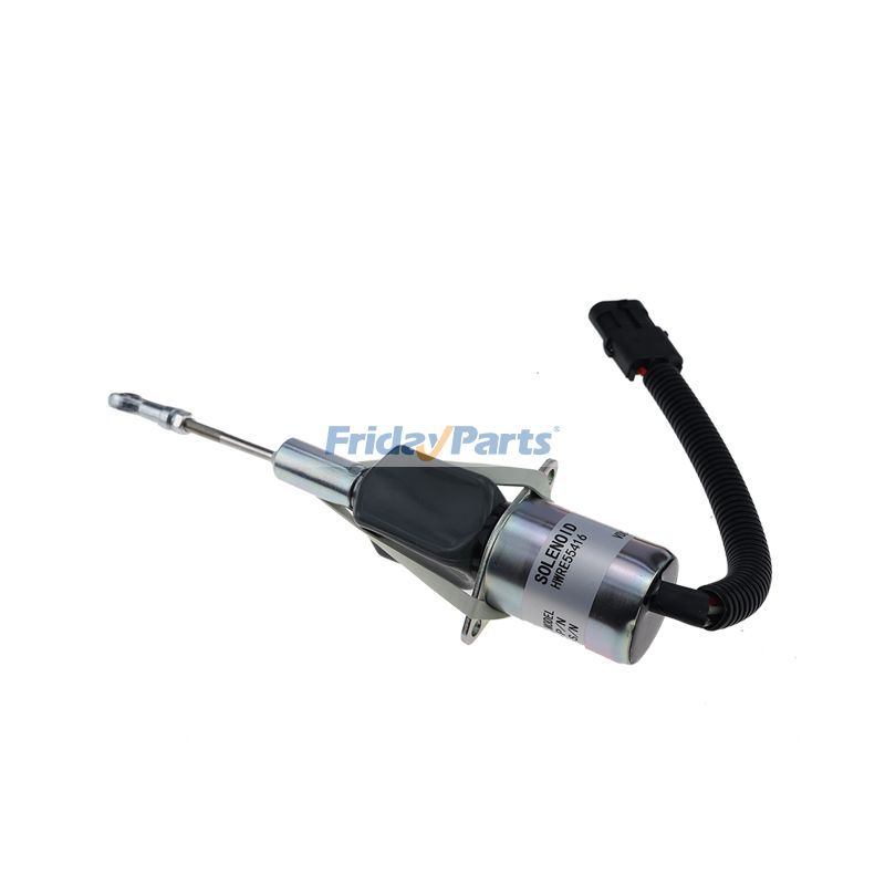 Solénoïde d'arrêt de carburant 24 V RE55416 pour moteur John Deere 7,6 L 6076 6068 6081 6068 Bulldozer 750C 850C Excavateur 792DLCpourPour JOHN DEERE