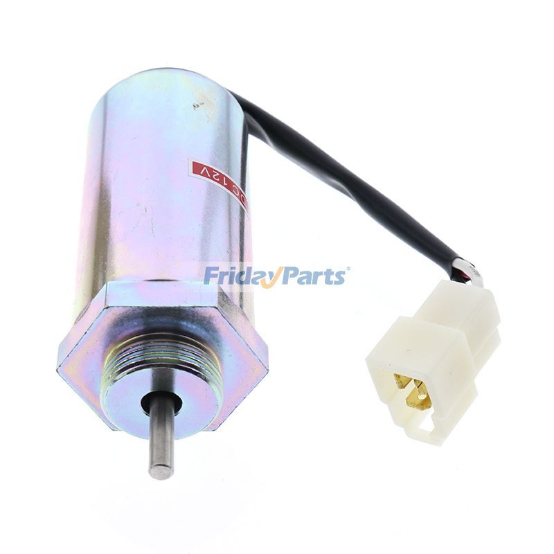 Excavator 12V Fuel Shut Off Stop Solenoid Doosan Daewoo 030PLUS 035