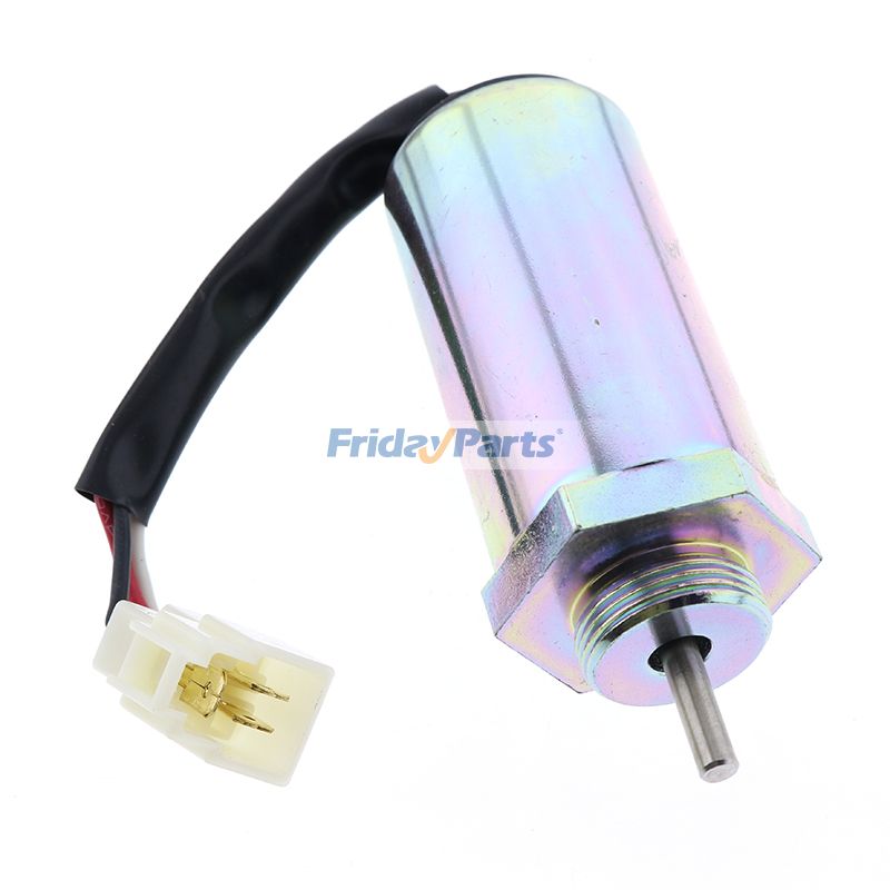 12V Fuel Shut Off Stop Solenoid Doosan Daewoo 030PLUS 035 for Excavator