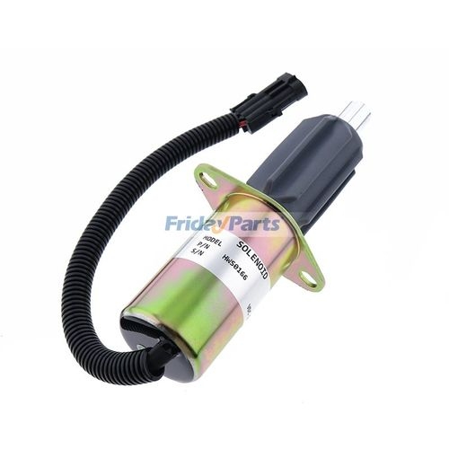 12V Shutoff Solenoid Valve - Aftermarket Replacement For Cummins 6CTA, Case, J 3921978 / J921978 (p613-a42v12)